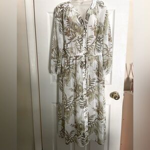 41 Hawthorn Button Front Kimono Dress Size XL‎